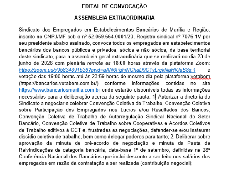 EDITAL