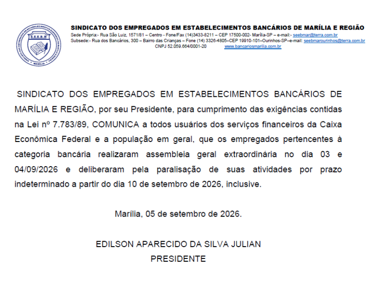 COMUNICADO