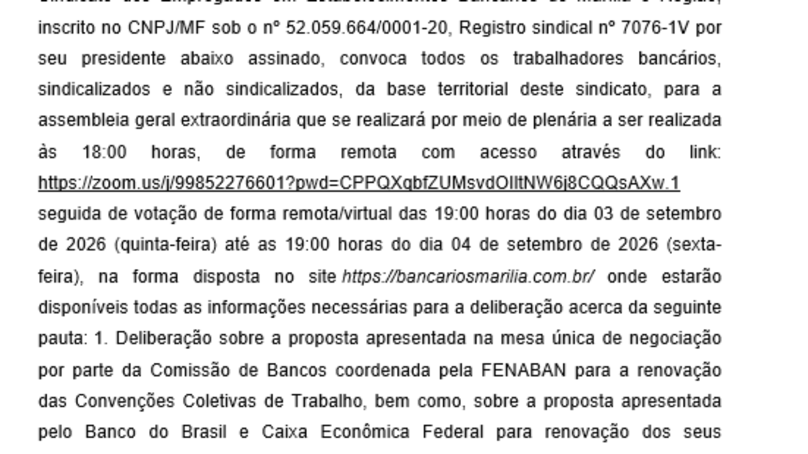 EDITAL